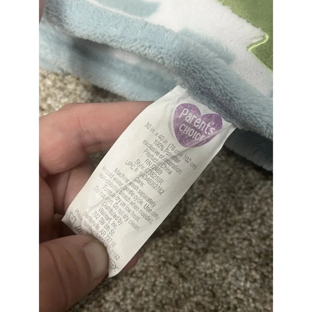 Parents‎  Choice Alligator Crocodile Baby Blanket 30x40